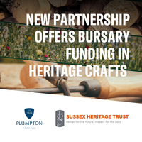 New Heritage Bursary Announced with Plumpton College 