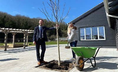 College celebrates walled garden restoration